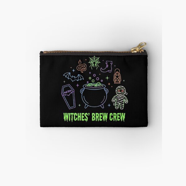 Item preview, Witches Brew Crew Neon Spooky Vintage Magic Cauldron Cute Halloween  designed and sold by PetalsPaws.