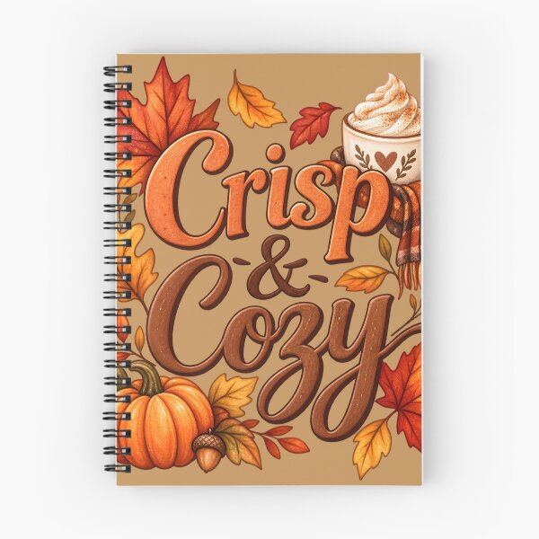 Item preview, Crisp & Cozy – Autumn Pumpkin, Leaves & Hot Cocoa designed and sold by blankTeeShirt.