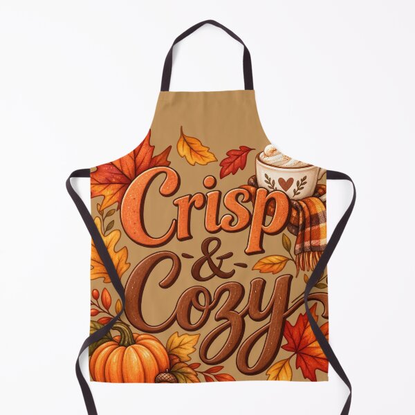Item preview, Crisp & Cozy – Autumn Pumpkin, Leaves & Hot Cocoa designed and sold by blankTeeShirt.