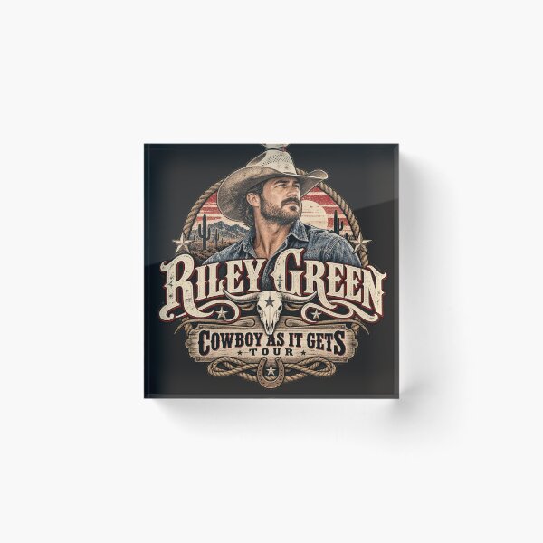 Item preview, Riley Green Cowboy As It Gets Tour designed and sold by AndyGordon125.