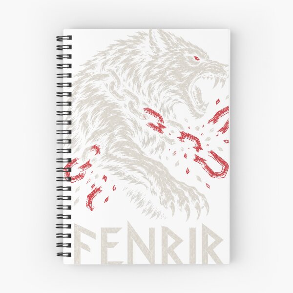 Item preview, Fenrir in Chains - Norse Wolf designed and sold by Skoelgrim.