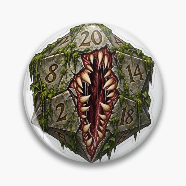 Item preview, Mossbound Stone Maw D20 designed and sold by PigeonVerse.