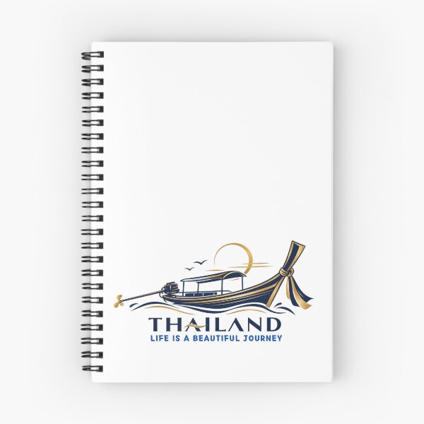 Item preview, Thai Longtail Boat Golden Sun Beautiful Journey Emblem designed and sold by Nicha Studio.