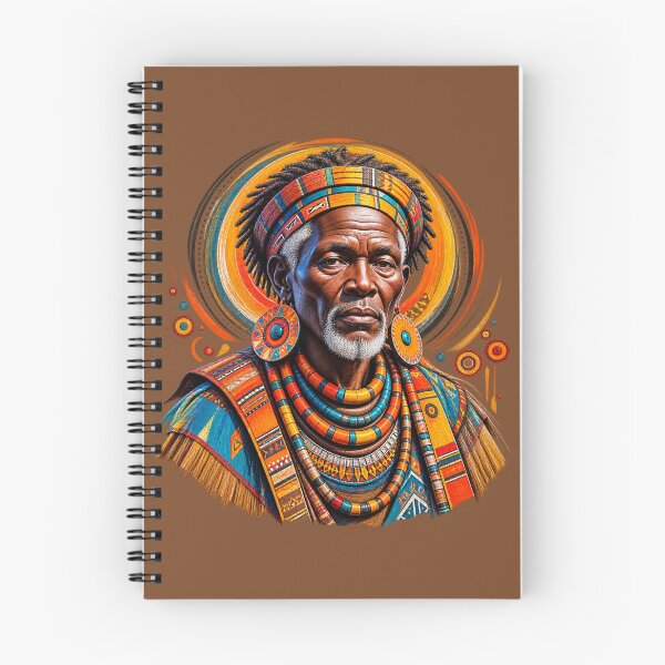 Item preview, African Spiritual Elder Portrait Art | Ancestral Wisdom Keeper | African Spirituality Wall Art designed and sold by 'VARI'.