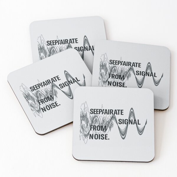 Item preview, Separate Signal from Noise Data Science Analytics Design designed and sold by Amr Darwish Graphic designer.