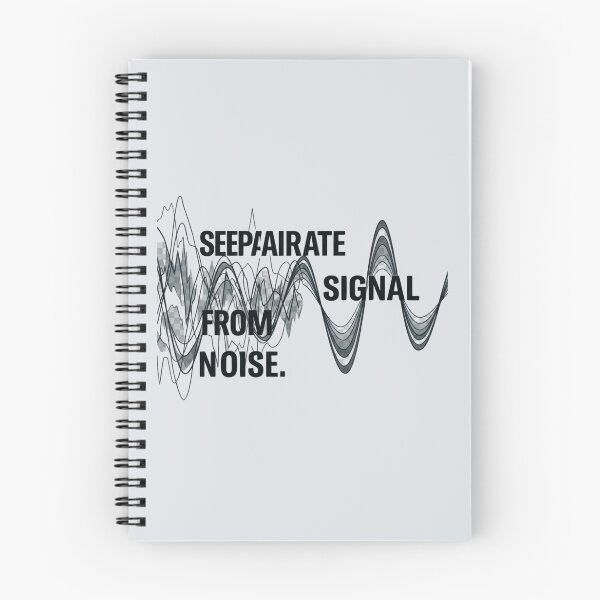 Item preview, Separate Signal from Noise Data Science Analytics Design designed and sold by Amr Darwish Graphic designer.