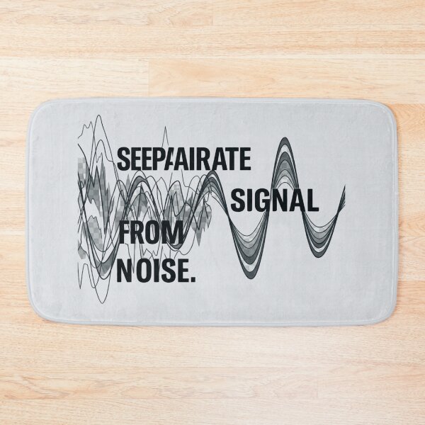 Item preview, Separate Signal from Noise Data Science Analytics Design designed and sold by Amr Darwish Graphic designer.