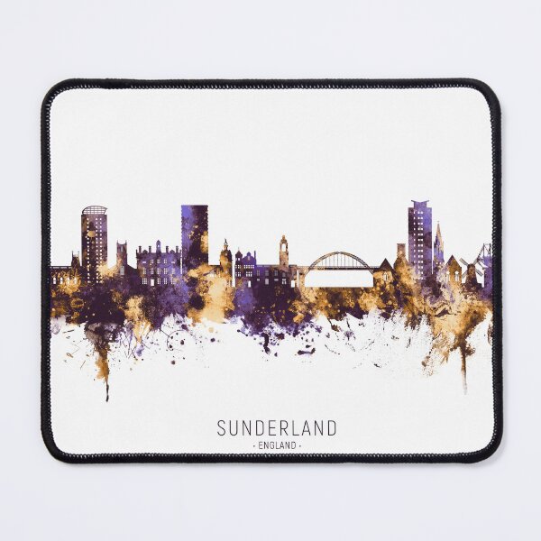 Item preview, Sunderland England Skyline designed and sold by ArtPrints.