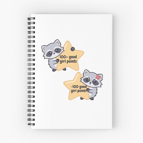 Item preview, Good Girl Points Raccoon Sticker Pack Cute Duality Trash Panda Gold Star Meme designed and sold by raedattia.