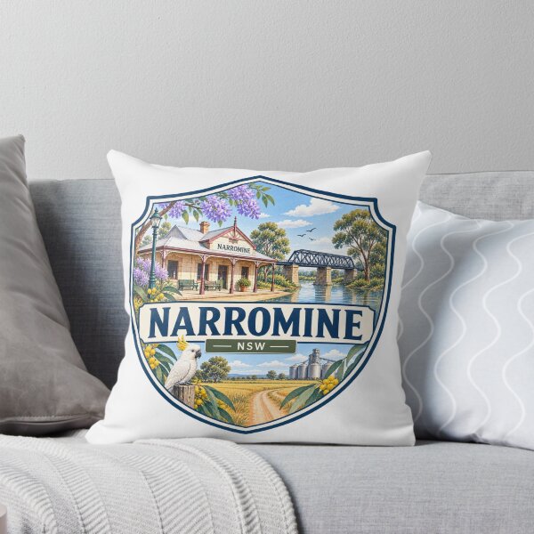 Aperçu de l'œuvre Narromine, Nouvelle-Galles du Sud, Australie créée et vendue par PamLeeDesign.