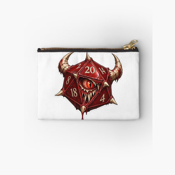 Item preview, Horned Demon Eye D20 designed and sold by PigeonVerse.