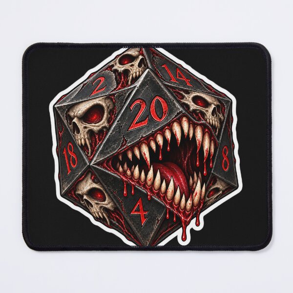Item preview, Skull Maw Twenty-Sided Die designed and sold by PigeonVerse.
