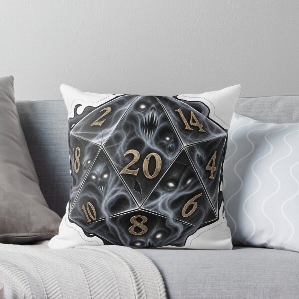 Item preview, Ghost Mist Twenty-Sided Die designed and sold by PigeonVerse.