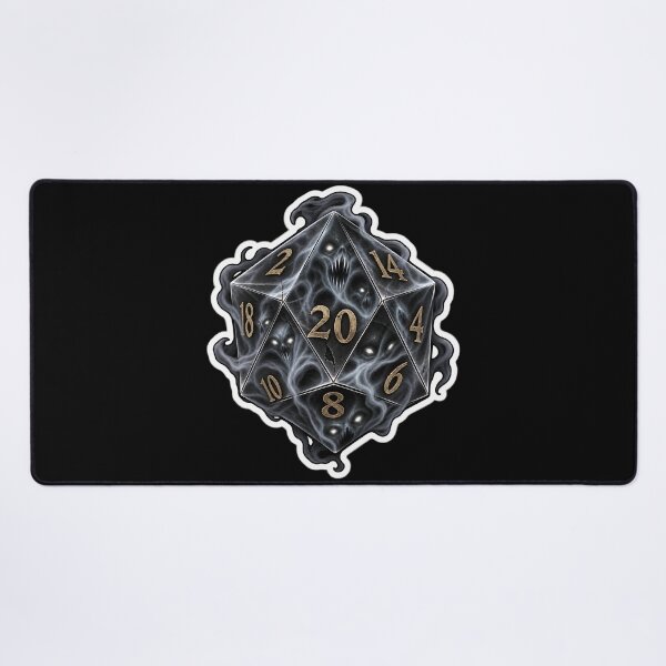 Item preview, Ghost Mist Twenty-Sided Die designed and sold by PigeonVerse.