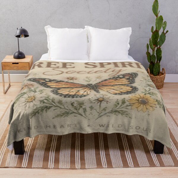 Item preview, Free Spirit Society – Vintage Butterfly Design designed and sold by FABIOLA1970.