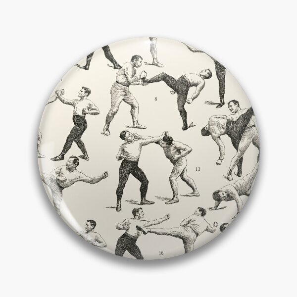 Item preview, Antique Boxing illustration designed and sold by Anne Londez Studio.