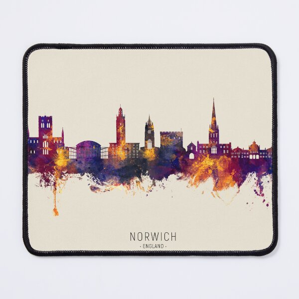Item preview, Norwich England Skyline designed and sold by ArtPrints.
