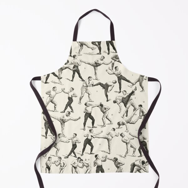 Item preview, Antique Boxing illustration designed and sold by Anne Londez Studio.