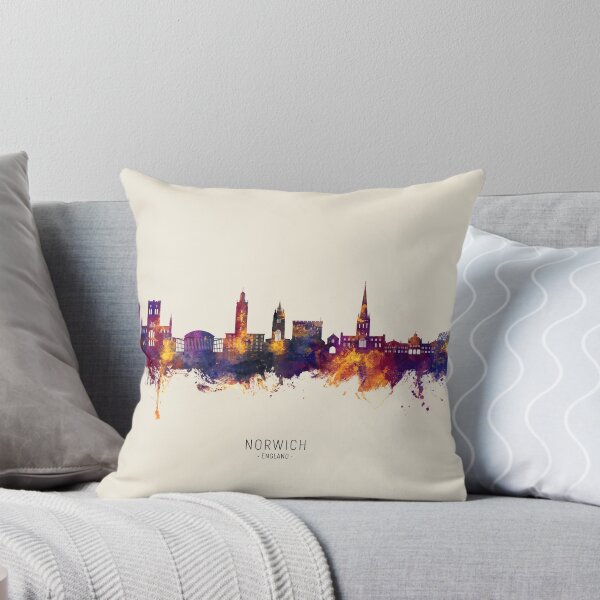 Item preview, Norwich England Skyline designed and sold by ArtPrints.