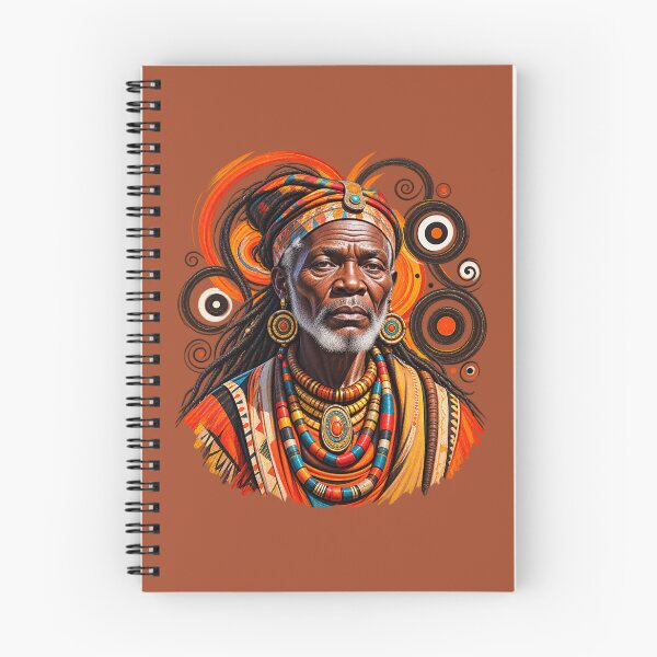 Item preview, African Spiritual Elder Portrait Art | Ancestral Wisdom Keeper | African Spirituality Wall Art designed and sold by 'VARI'.