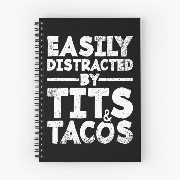 Item preview, Easily Distracted By Tits and Tacos Adult Humor Men's designed and sold by NaomiTankersly.