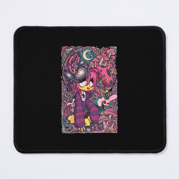 Item preview, Psychedelic Magic Mushroom Fantasy Bunny Pop Art designed and sold by ElizabethMullig.