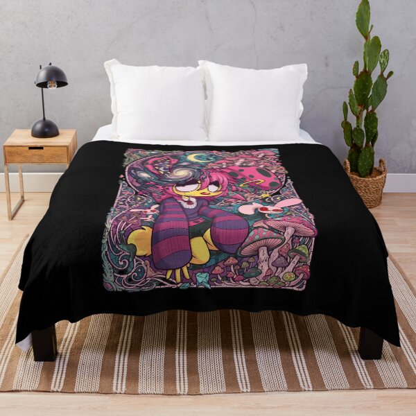 Item preview, Psychedelic Magic Mushroom Fantasy Bunny Pop Art designed and sold by ElizabethMullig.