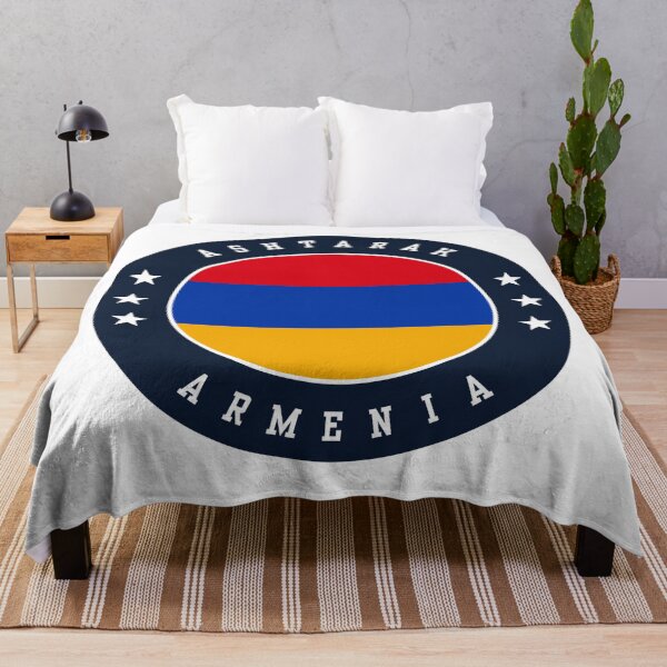 Item preview, Ashtarak Armenia Armenian Flag Souvenir Round Badge Crest designed and sold by jeshands.
