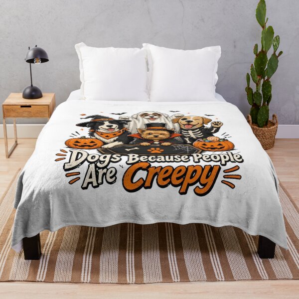 Item preview, Dog Halloween Costume Funny "Dogs People Creepy" designed and sold by Dmo3HarkoArt.