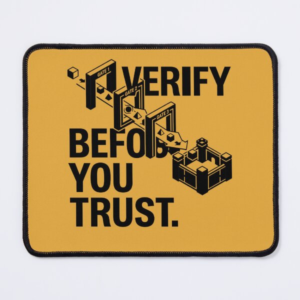 Item preview, Verify Before You Trust Cybersecurity Zero Trust Security Design designed and sold by Amr Darwish Graphic designer.