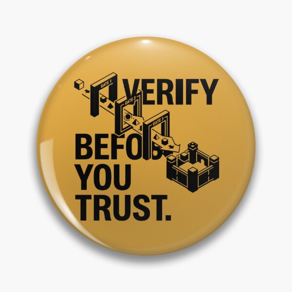 Item preview, Verify Before You Trust Cybersecurity Zero Trust Security Design designed and sold by Amr Darwish Graphic designer.