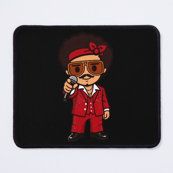 Item preview, Chibi Bruno Mars 24K Magic Red Suit Retro Singer designed and sold by TaylorJo632106.