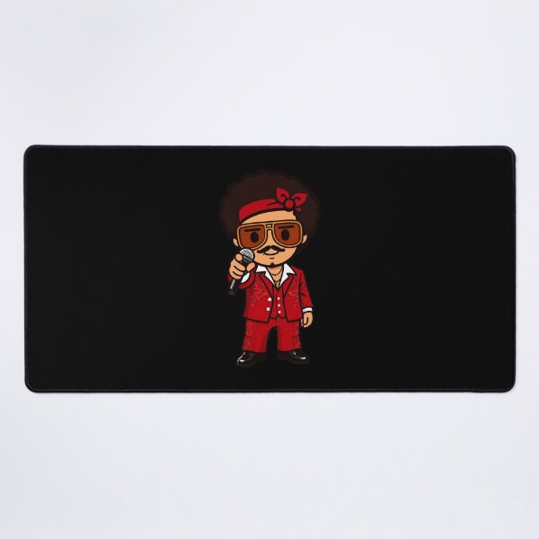 Item preview, Chibi Bruno Mars 24K Magic Red Suit Retro Singer designed and sold by TaylorJo632106.