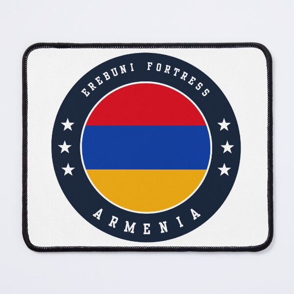 Item preview, Erebuni Fortress Armenia Armenian Flag Souvenir Round Badge Crest designed and sold by jeshands.