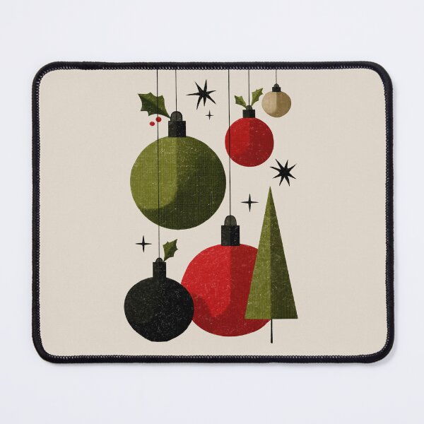 Item preview, Retro Mid Century Modern Christmas Ornaments designed and sold by colorful-white.