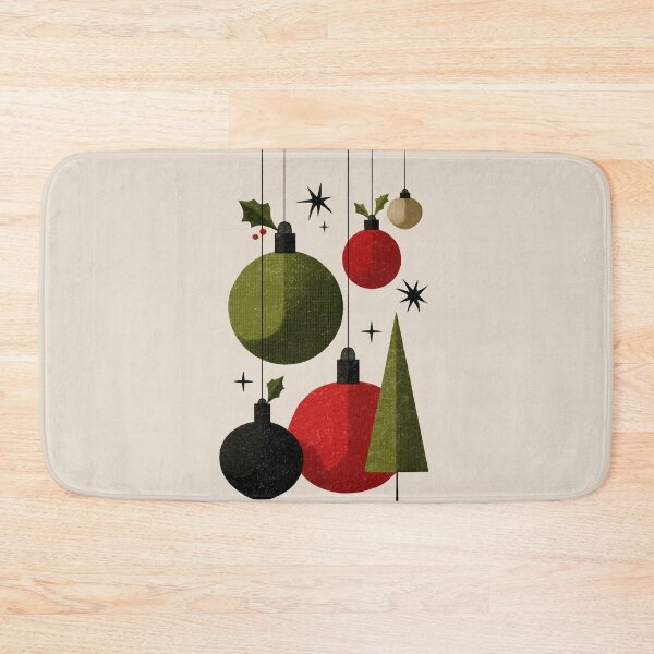 Item preview, Retro Mid Century Modern Christmas Ornaments designed and sold by colorful-white.