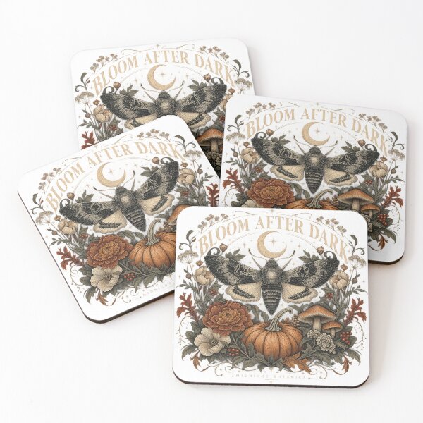 Item preview, Bloom After Dark Gothic Botanical Moth designed and sold by kobsana.