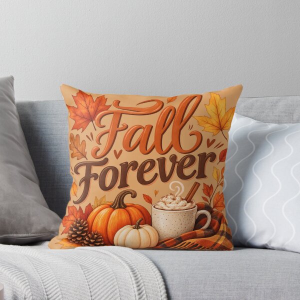 Item preview, Fall Forever – Cozy Autumn Pumpkins, Coffee & Leaves designed and sold by blankTeeShirt.