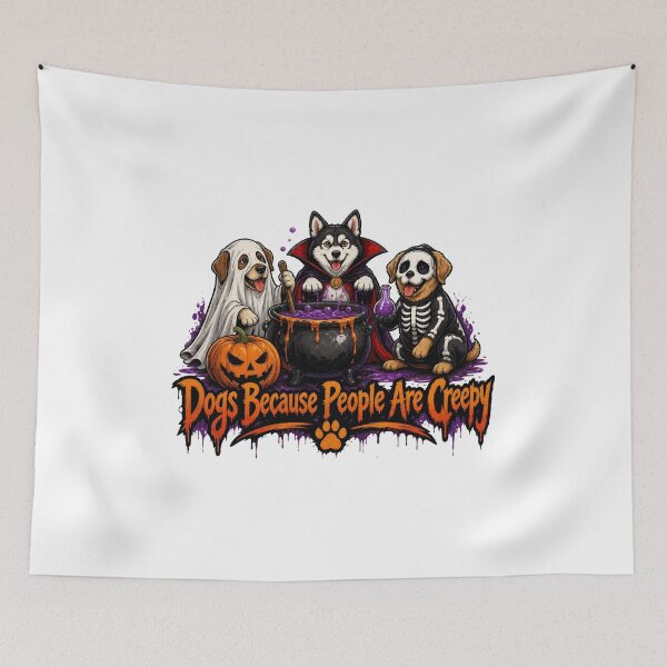 Item preview, Dog Halloween Costumes Funny Ghost Vampire Pumpkin Skeleton designed and sold by Dmo3HarkoArt.