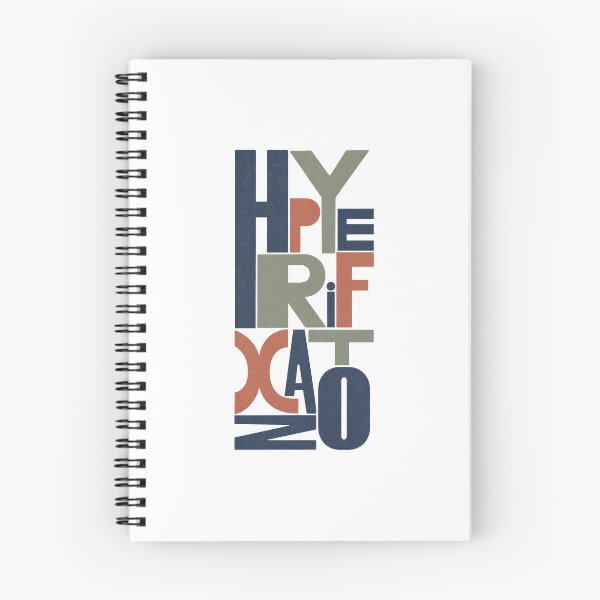 Item preview, Hyperfixation Bold Stacked Typography designed and sold by lenalenspod.