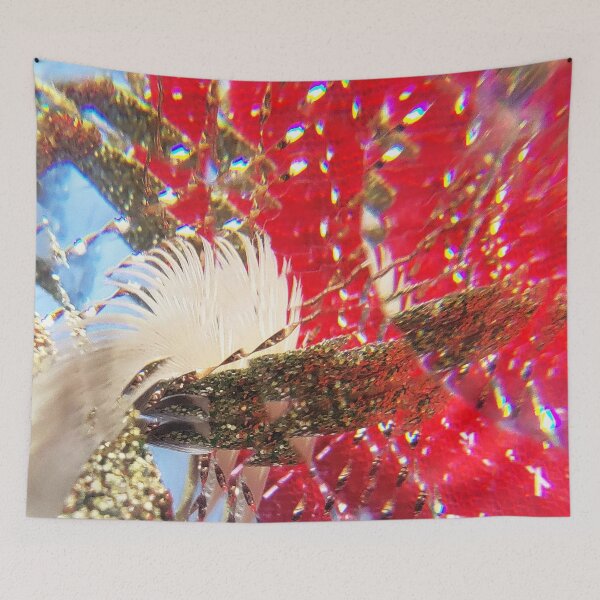 Item preview, Prismatic Pine Needles: Christmas Plume Sparkle designed and sold by ElionSolis.