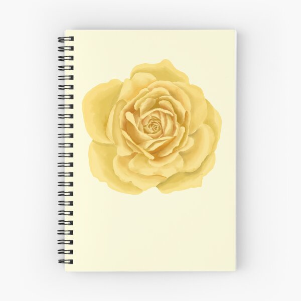 Item preview, Yellow Rose Flower Head – Delicate Aquarelle Watercolor Cutout designed and sold by EmeraldeaArt.