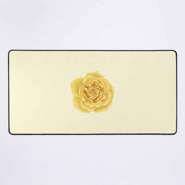 Item preview, Yellow Rose Flower Head – Delicate Aquarelle Watercolor Cutout designed and sold by EmeraldeaArt.
