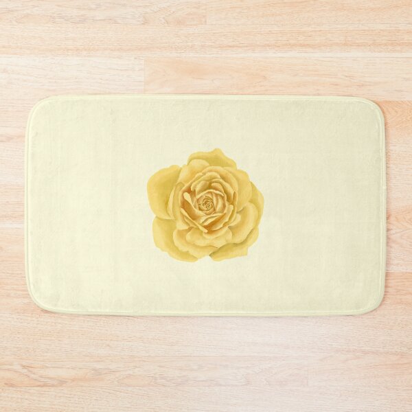 Item preview, Yellow Rose Flower Head – Delicate Aquarelle Watercolor Cutout designed and sold by EmeraldeaArt.