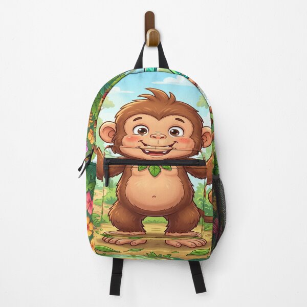 Item preview, Cute Monkey Holding Decorative Numbers 6 and 7 designed and sold by Solomon-Ent-144.
