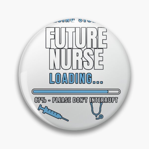 Item preview, Future Nurse Loading Nursing Student designed and sold by PeaksAndPrints.