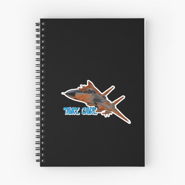 Item preview, Military Jet Fighter Silhouette Take Care Slogan designed and sold by ElizabethMullig.