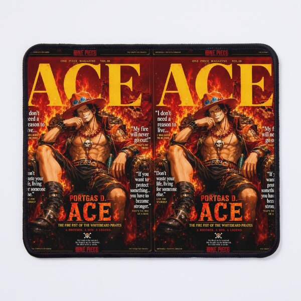 Item preview, Portgas D. Ace One Piece Fire Fist Pirate Poster Aesthetic Anime Digital Artwork designed and sold by Matt_Smith.