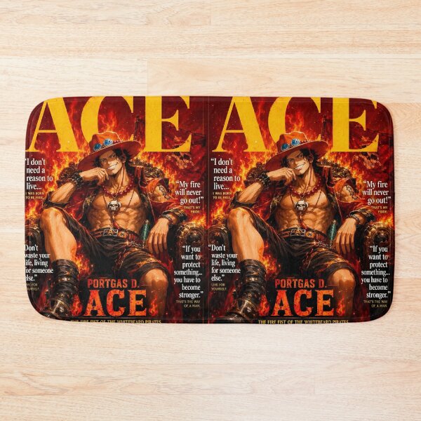 Item preview, Portgas D. Ace One Piece Fire Fist Pirate Poster Aesthetic Anime Digital Artwork designed and sold by Matt_Smith.