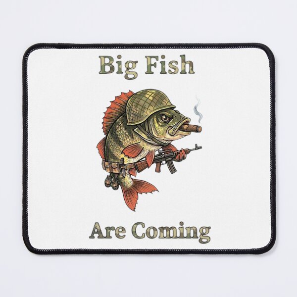 Item preview, Perch – Big Fish Are Coming Funny Fishing designed and sold by Stefanrajzer.